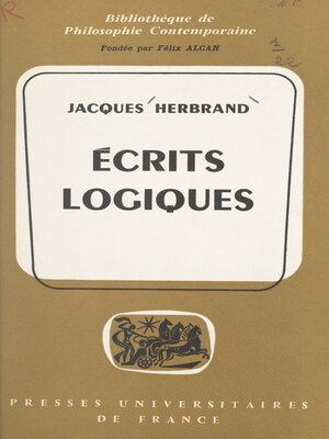 cover image of Écrits logiques